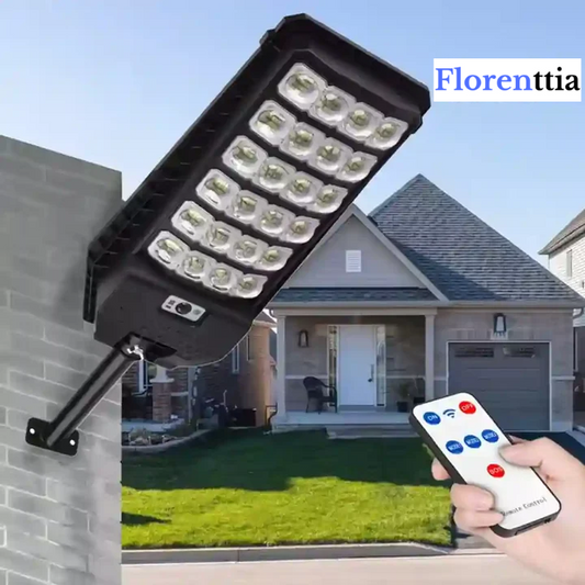 Reflector Solar Led de Exterior Con Sensor De Movimiento + Control Remoto